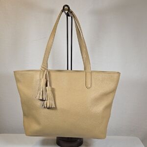 Anthropologie Onna Ehrlich Classic Pebbled Leather Large Tote